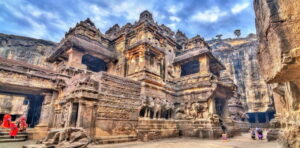 Ajanta & Ellora : Day Tour from Mumbai with Flight Tickets - Ellora Caves: Buddhist, Hindu, Jain, and Kailasa Temple