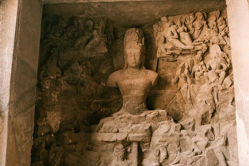 Elephanta caves tour in Mumbai - Group & Private Options - The 5th-century rock-cut caves and the Trimurti moment