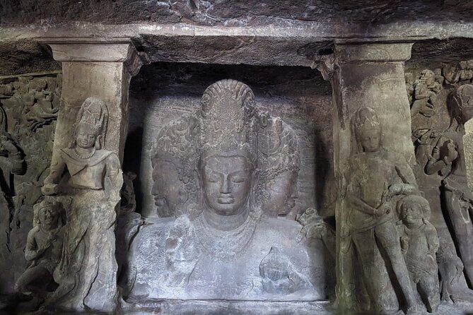 Elephanta Island Caves & Traditional Village Tour - On Elephanta Island: what the guided cave visit feels like