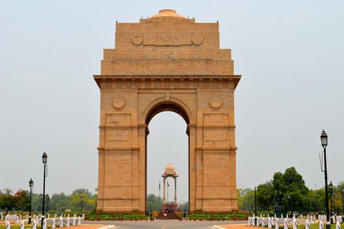 Golden Triangle Tour 4 Days From Mumbai with Return Flights - Day 1 in Delhi: airport handoff and the main monuments run