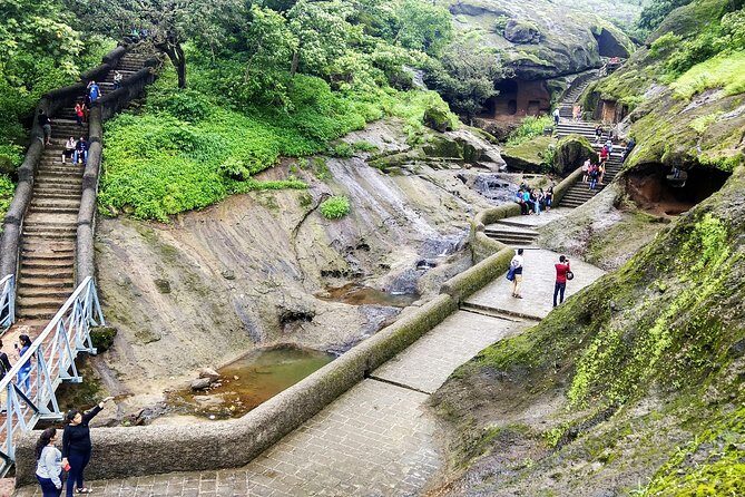 Mumbai Caves Guided Tour - Kanheri Caves: basalt walls, large carvings, and a smart walking plan