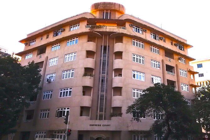 Mumbai heritage walk- Story of Gothic and Art Deco buildings - Eros Cinema and Empress Court: Art Deco that looks like it has a sense of theater