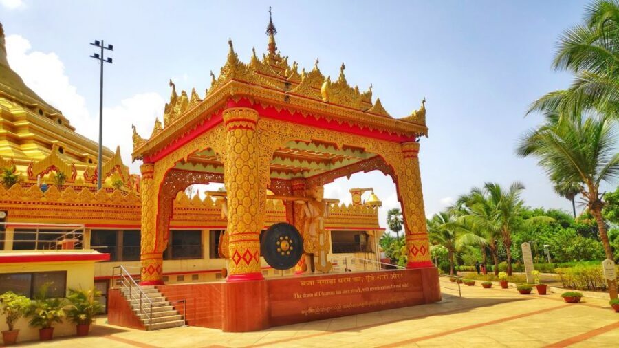 Mumbai: Kanheri Caves and The Golden Pagoda Temple - Transport and comfort: AC car, private group, and skip-the-line value