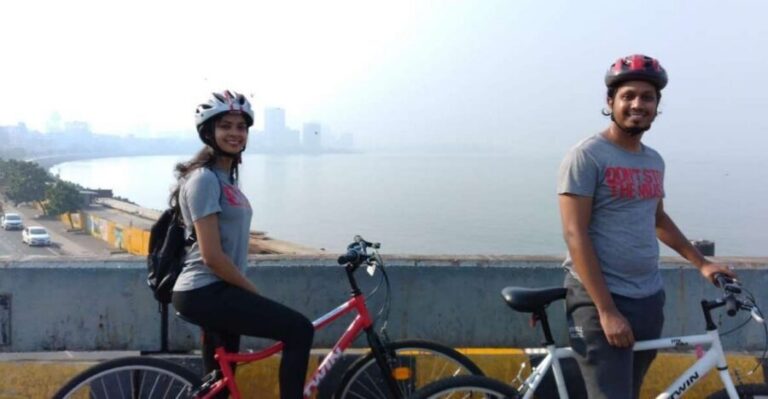 Mumbai: Morning Bicycle Tour - Meeting at Kailash Parbat and getting on the road smoothly