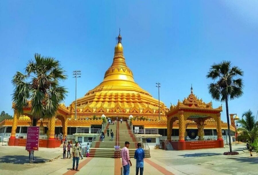 Mumbai: Private Global Pagoda Tour in Air-Conditioned Car - Getting your bearings near Gorai before you walk into the peace